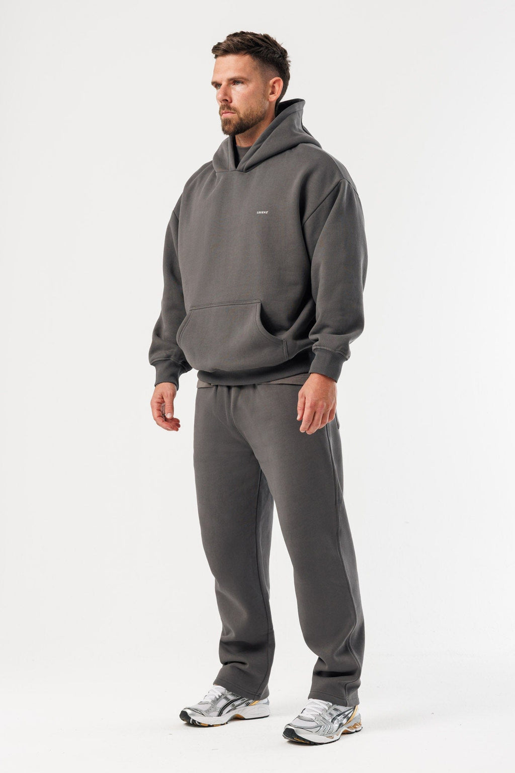 LEGEND LONDON Hoodie HOODIE - DARK GREY