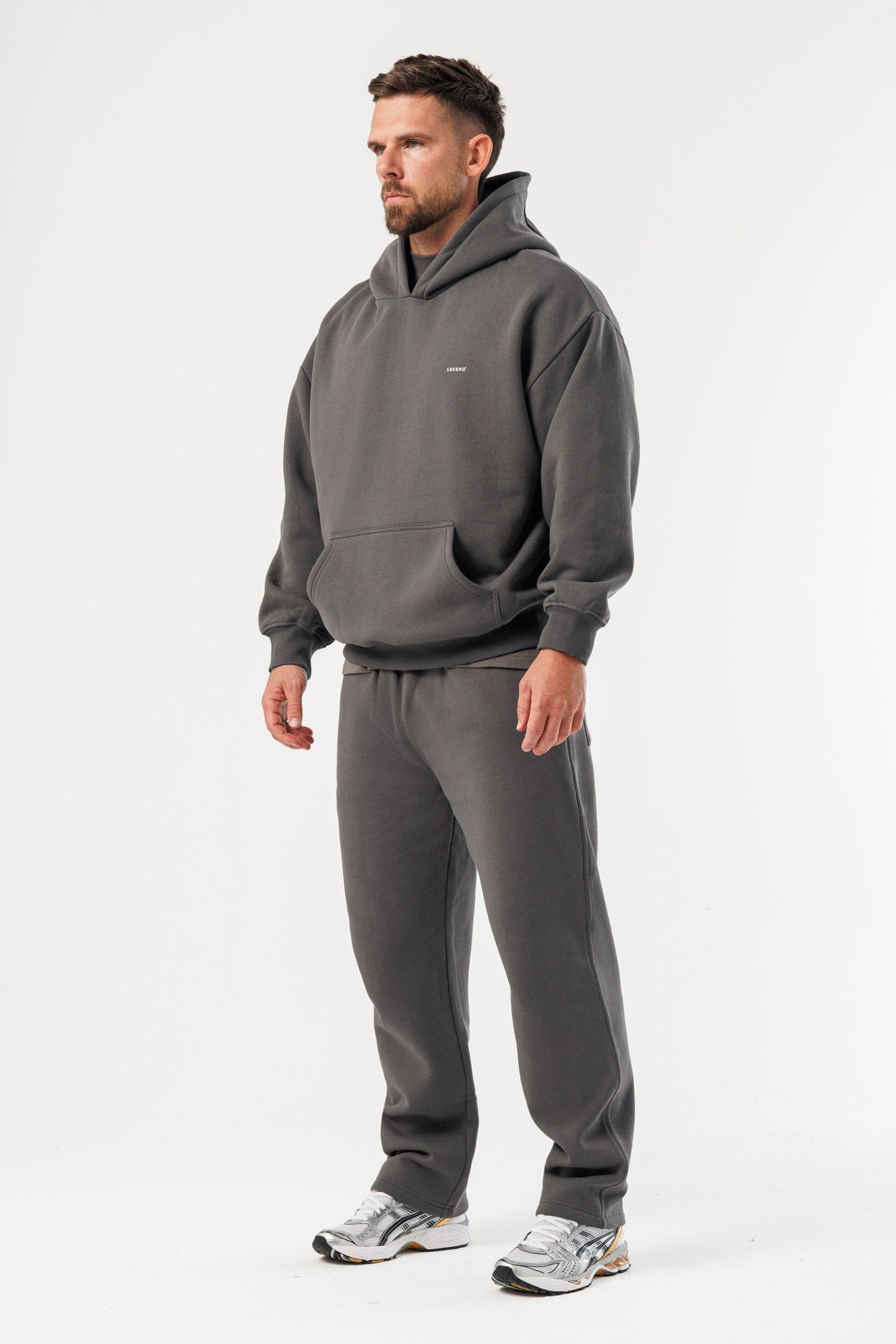 LEGEND LONDON Hoodie HOODIE - DARK GREY