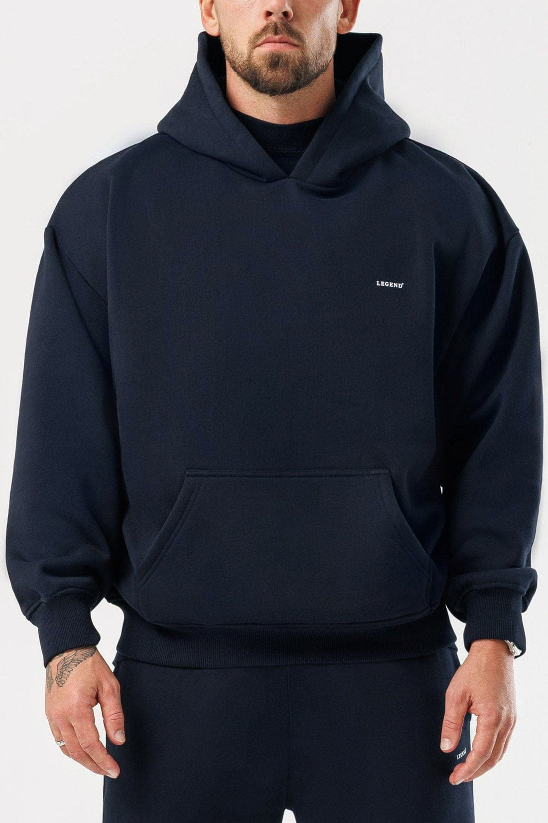 LEGEND LONDON Hoodie HOODIE - NAVY