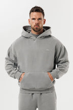LEGEND LONDON Hoodie HOODIE - WASHED GREY