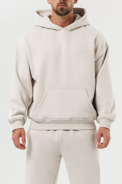 LEGEND LONDON Hoodie - PRINT PRINT HOODIE - BEIGE