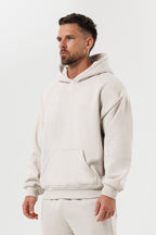 LEGEND LONDON Hoodie - PRINT PRINT HOODIE - BEIGE