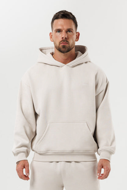 LEGEND LONDON Hoodie - PRINT PRINT HOODIE - BEIGE