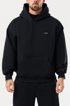 LEGEND LONDON Hoodie - PRINT PRINT HOODIE - BLACK