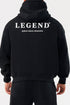 LEGEND LONDON Hoodie - PRINT PRINT HOODIE - BLACK
