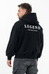 LEGEND LONDON Hoodie - PRINT PRINT HOODIE - BLACK
