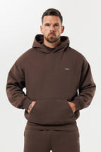 LEGEND LONDON Hoodie - PRINT PRINT HOODIE - BROWN