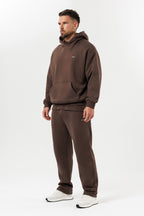 LEGEND LONDON Hoodie - PRINT PRINT HOODIE - BROWN