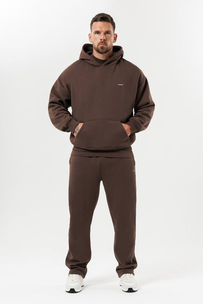 LEGEND LONDON Hoodie - PRINT PRINT HOODIE - BROWN