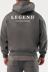 LEGEND LONDON Hoodie - PRINT PRINT HOODIE - DARK GREY