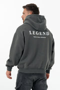 LEGEND LONDON Hoodie - PRINT PRINT HOODIE - DARK GREY