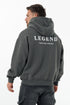 LEGEND LONDON Hoodie - PRINT PRINT HOODIE - DARK GREY