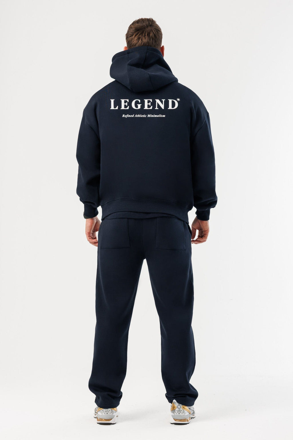 LEGEND LONDON Hoodie - PRINT PRINT HOODIE - NAVY