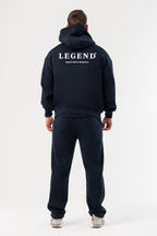 LEGEND LONDON Hoodie - PRINT PRINT HOODIE - NAVY