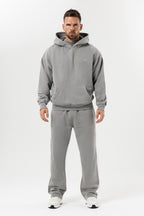 LEGEND LONDON Hoodie - PRINT PRINT HOODIE - WASHED GREY