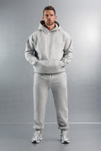 Legend London Hoodie RELAXED HOODIE - GREY MARL