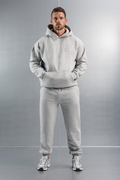 Legend London Hoodie RELAXED HOODIE - GREY MARL