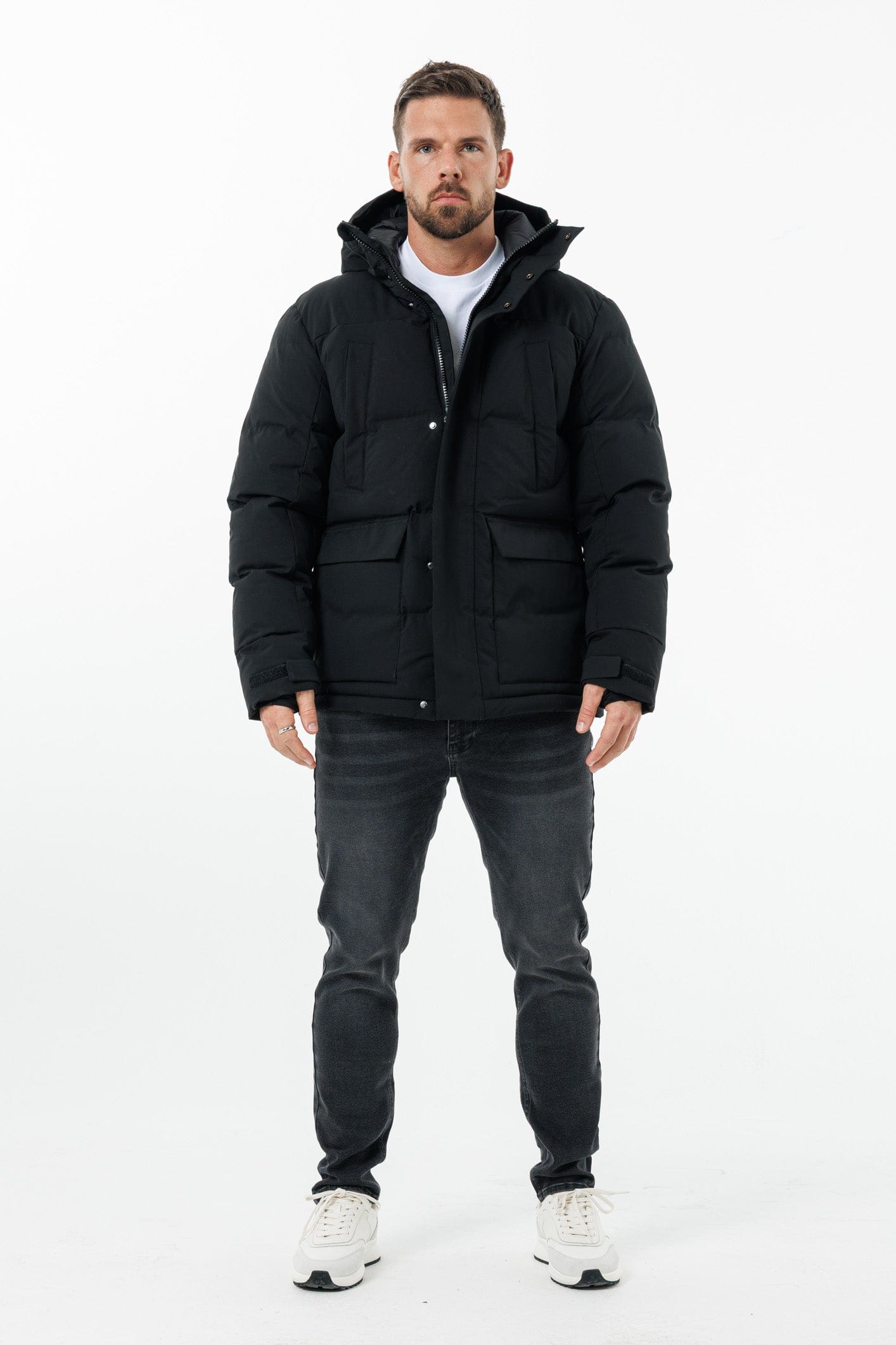 Legend London Jackets PARKA JACKET - BLACK