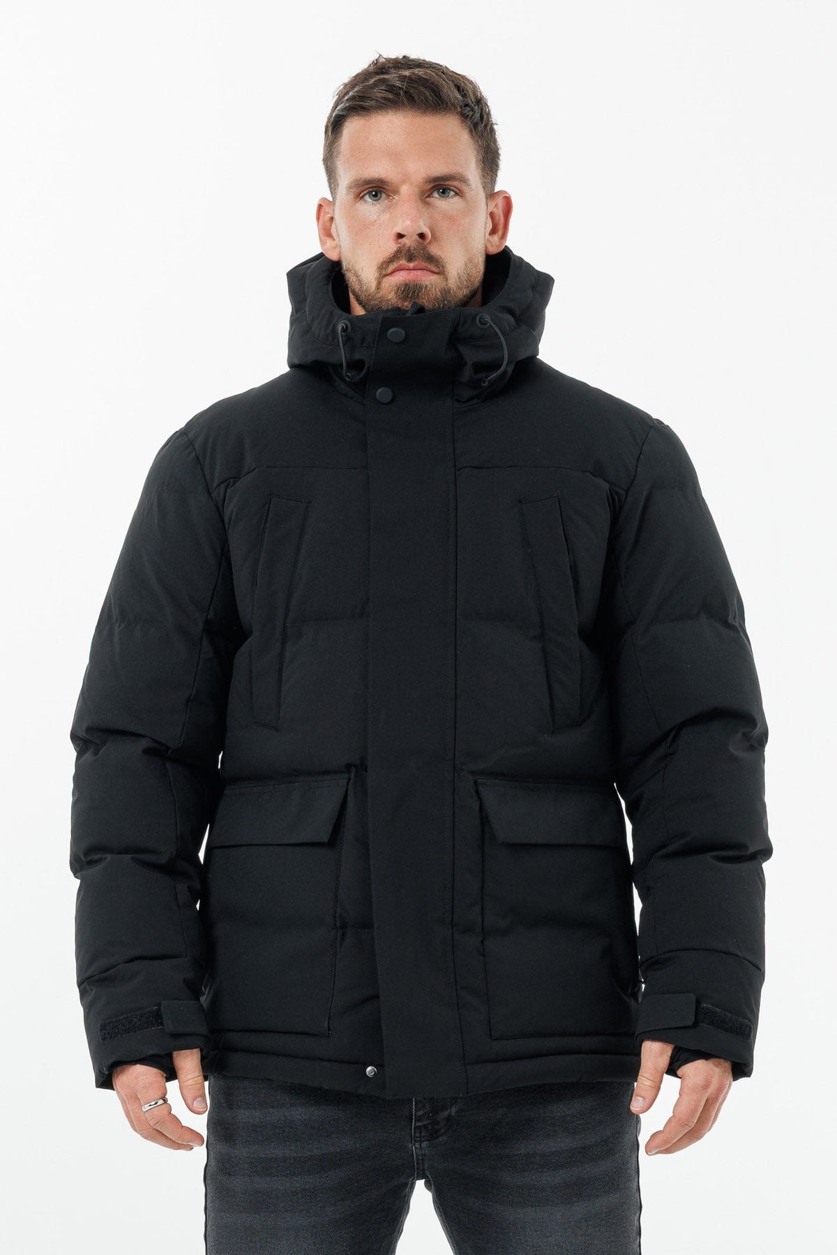 PARKA JACKET - BLACK – Legend London
