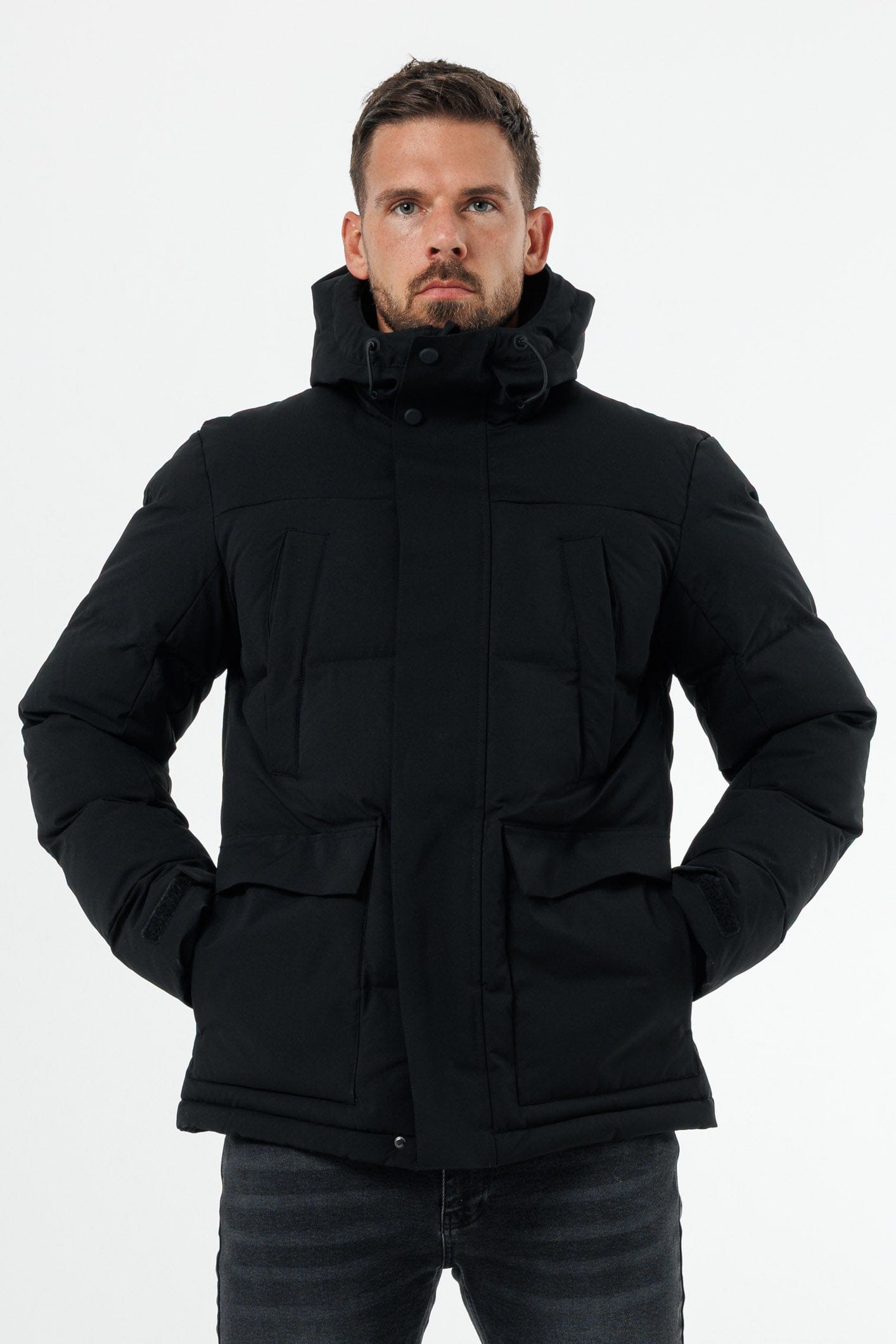 Legend London Jackets PARKA JACKET - BLACK