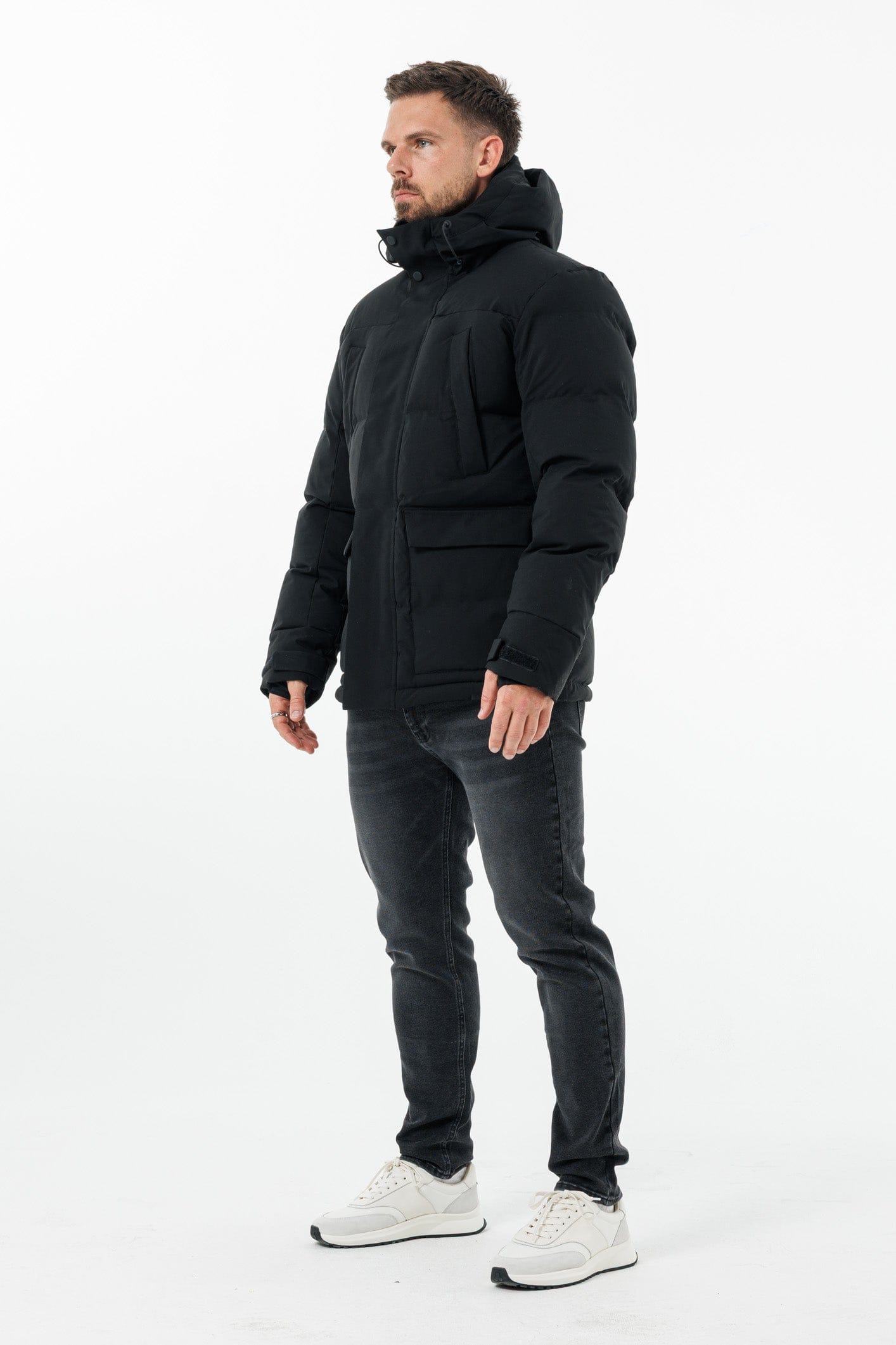 Legend London Jackets PARKA JACKET - BLACK