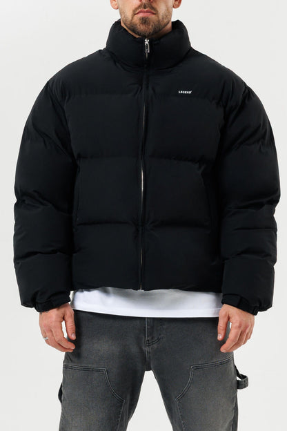 Legend London Jackets PUFFER JACKET - BLACK