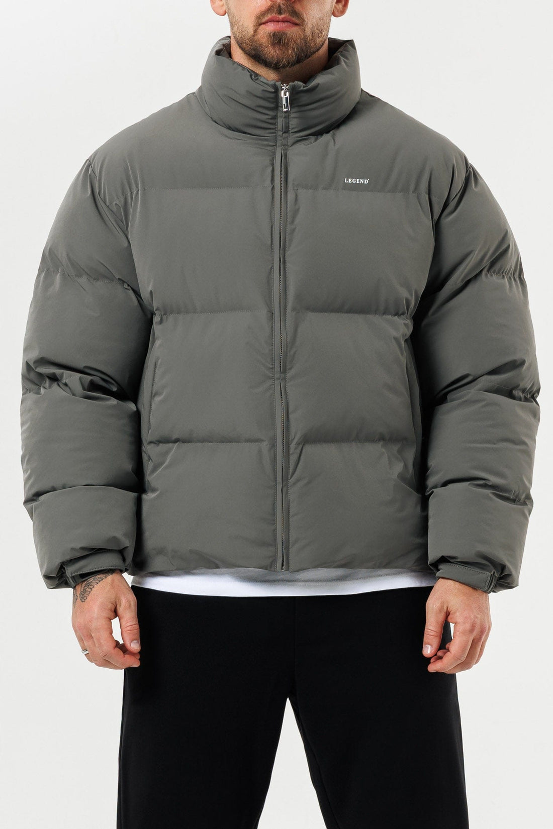 Legend London Jackets PUFFER JACKET - GREY