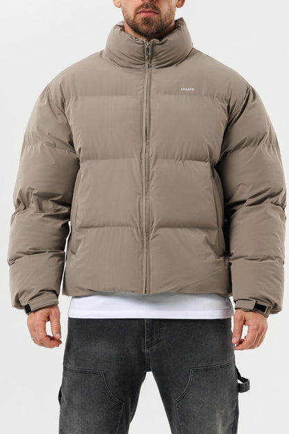 Legend London Jackets PUFFER JACKET - TAUPE