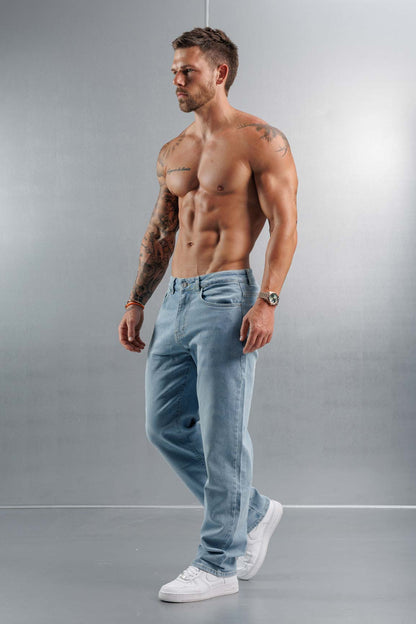 Legend London Jeans BAGGY JEANS - PALE BLUE WASH