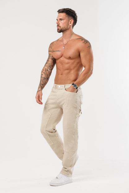 Legend London Jeans - Carpenter CARPENTER JEANS - STONE