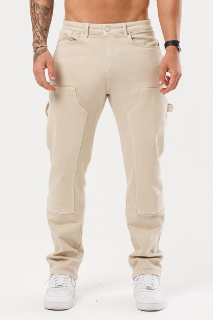 Legend London Jeans - Carpenter CARPENTER JEANS - STONE