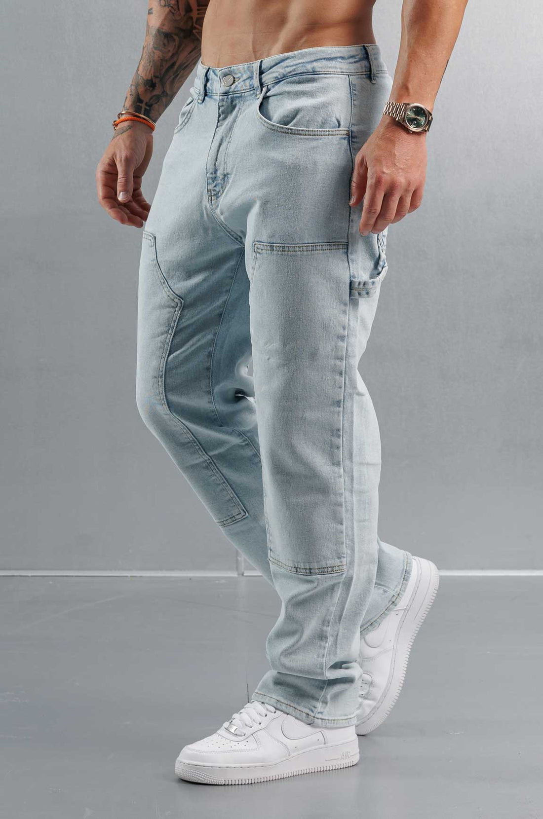 Legend London Jeans CARPENTER JEANS - BLEACH WASH