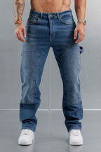 Legend London jeans CARPENTERJEANS - middenblauw