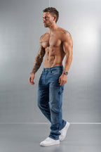 Legend London jeans CARPENTERJEANS - middenblauw