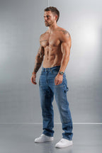 Legend London jeans CARPENTERJEANS - middenblauw