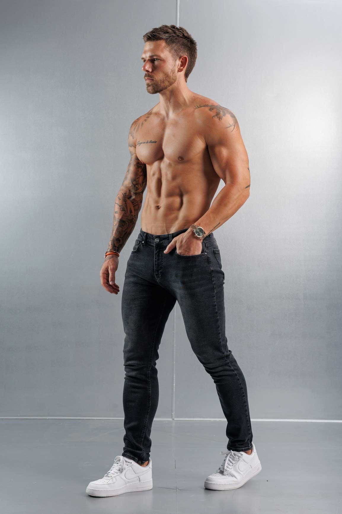 Legend London Jeans - slim 2.0 SLIM FIT JEANS 2.0 - CHARCOAL GREY