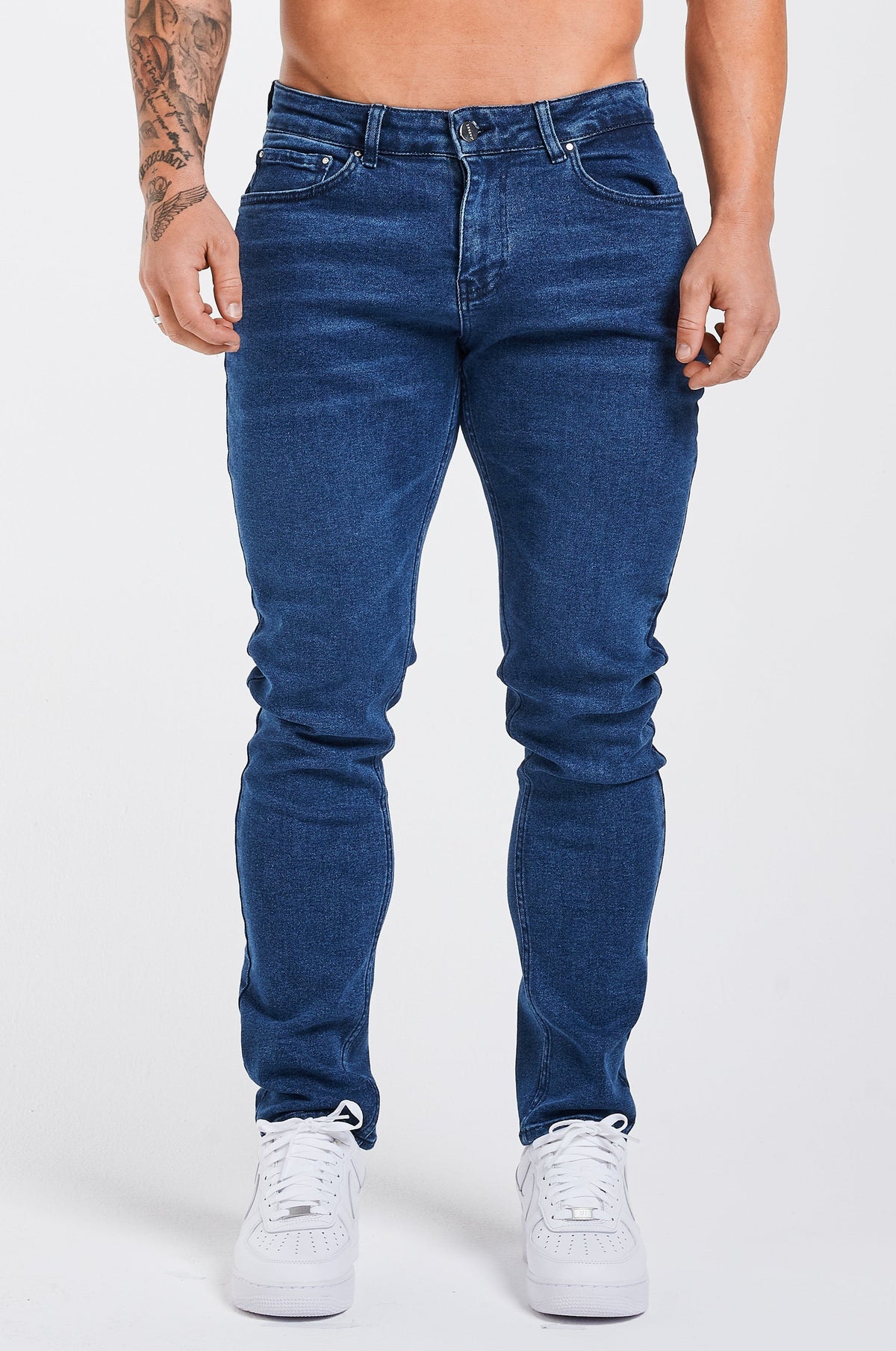 Fit Regular Deep SLIM FIT JEANS 2.0 - DEEP NAVY – Legend London