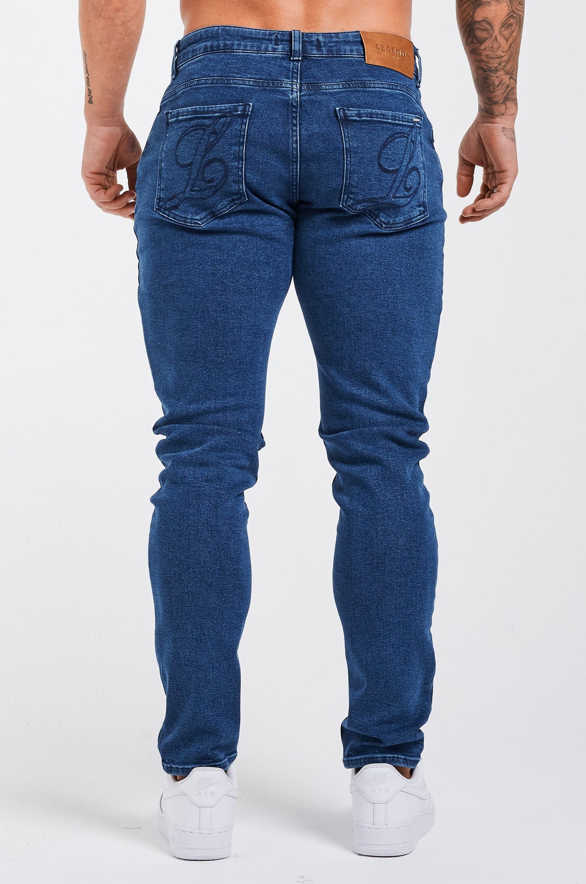 SLIM FIT JEANS 2.0 - DEEP NAVY – Legend London