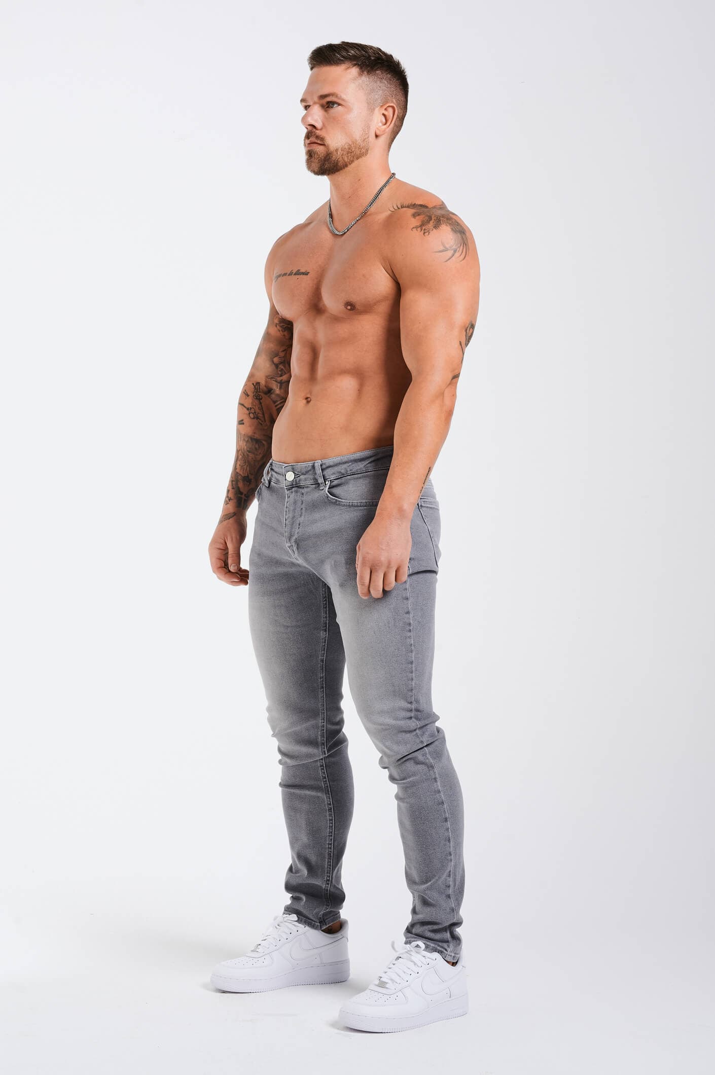 Legend London Jeans - slim 2.0 SLIM FIT JEANS 2.0 - LIGHT GREY WASH