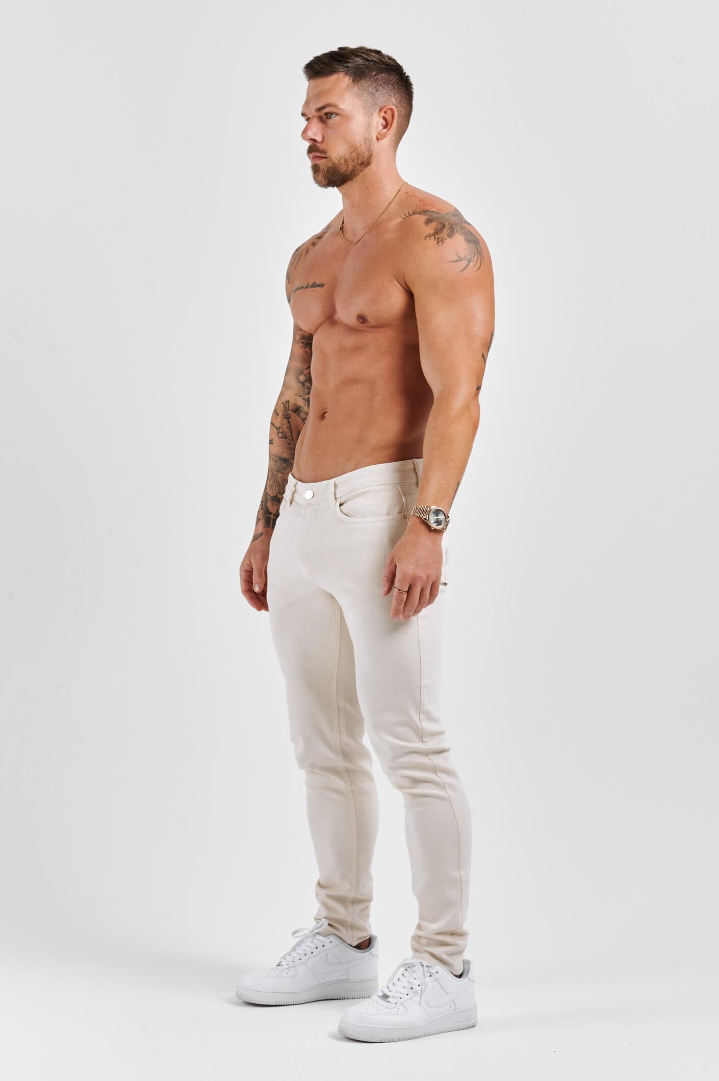 Legend London Jeans - slim 2.0 SLIM FIT JEANS 2.0 - OFF WHITE