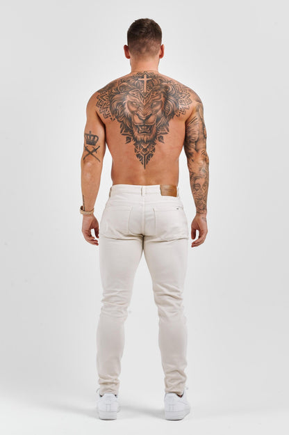 Legend London Jeans - slim 2.0 SLIM FIT JEANS 2.0 - OFF WHITE