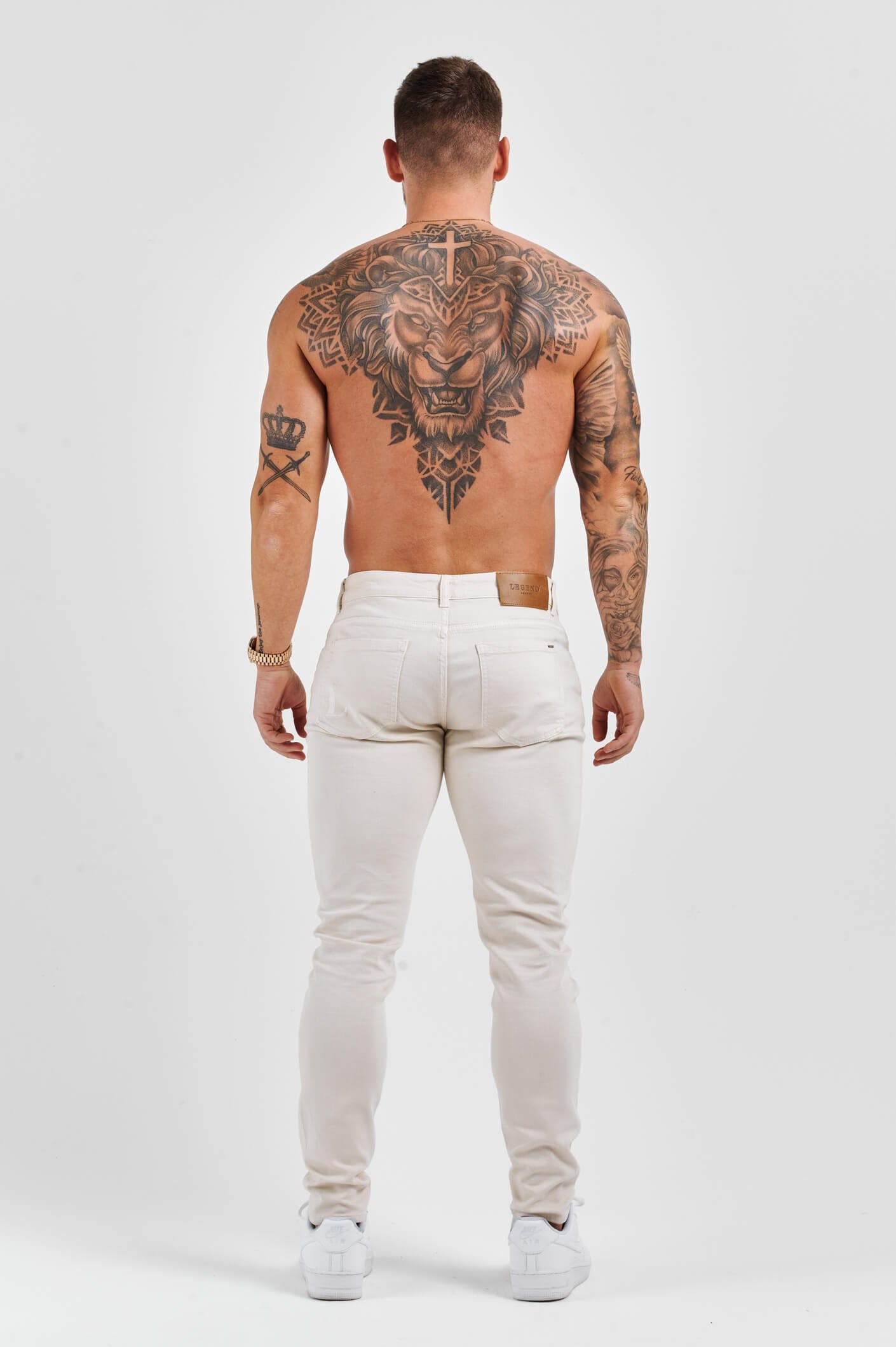 Legend London Jeans - slim 2.0 SLIM FIT JEANS 2.0 - OFF WHITE