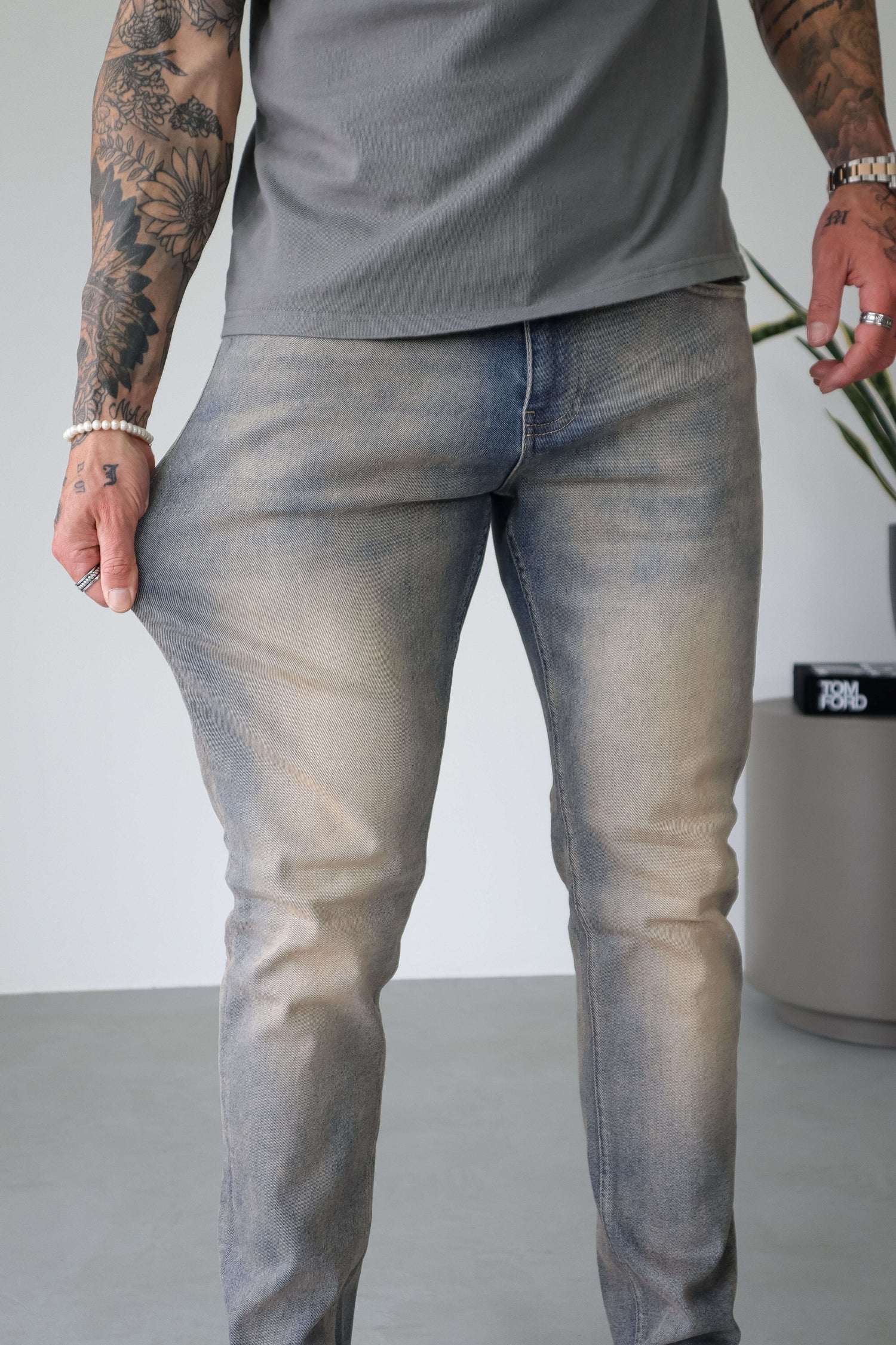 Legend London Jeans - slim 2.0 SLIM FIT JEANS 2.0 - STONE WASHED