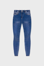 alt
Legend London Jeans - Sprüh-on-DUNKELBLAUE JEANS - NICHT ZERRISSEN