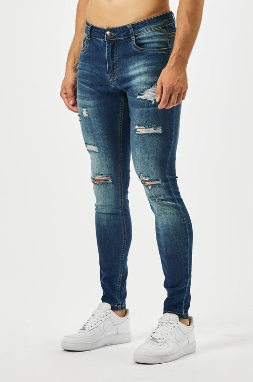 Men's Spray On Jeans | Super Skinny Fit Jeans - Legend London