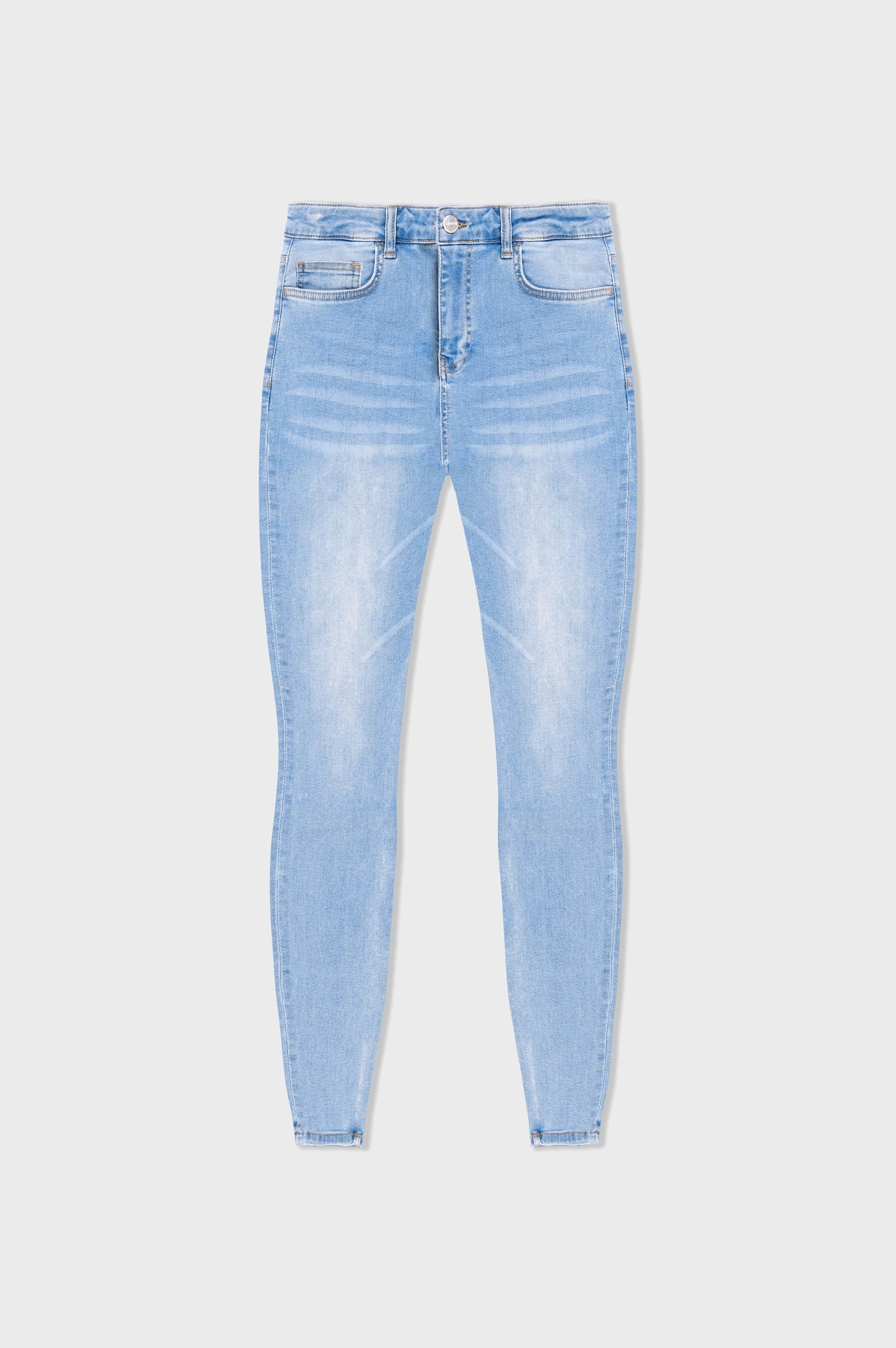 Legend London Jeans - spray on LIGHT BLUE JEANS - NON RIPPED