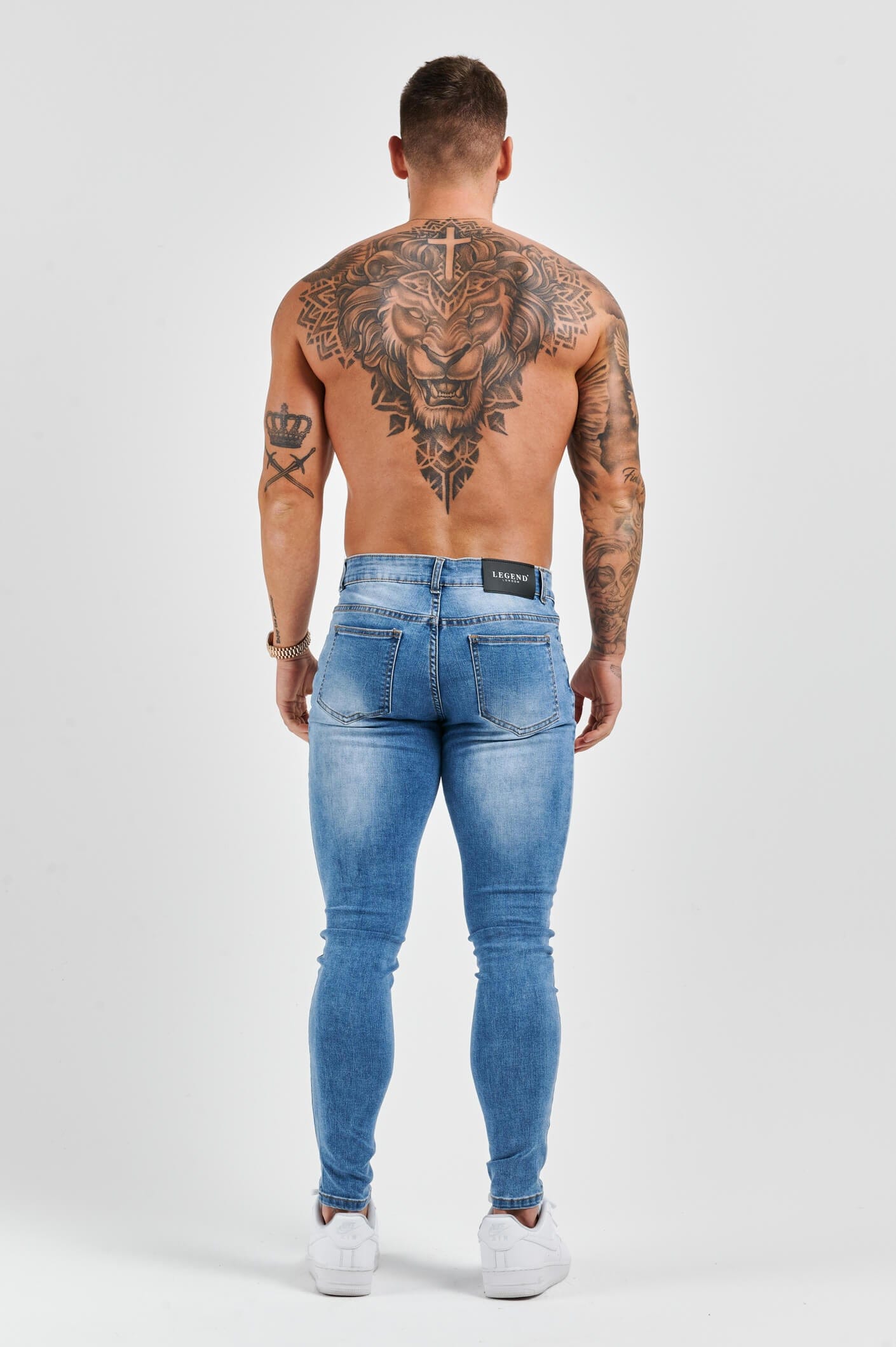 Legend London Jeans - spray on LIGHT BLUE WASH SPRAY - ON JEANS