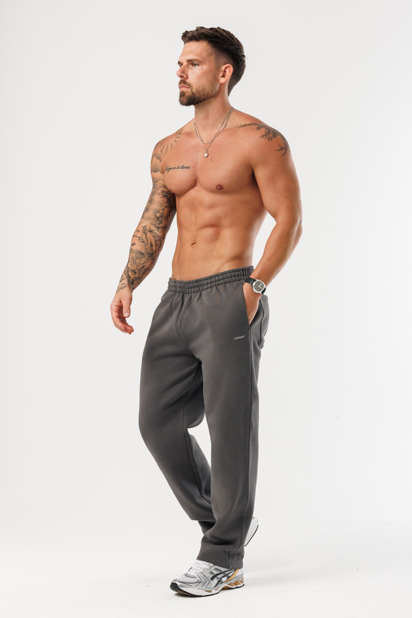LEGEND LONDON JOGGER - RELAXED JOGGER - DARK GREY