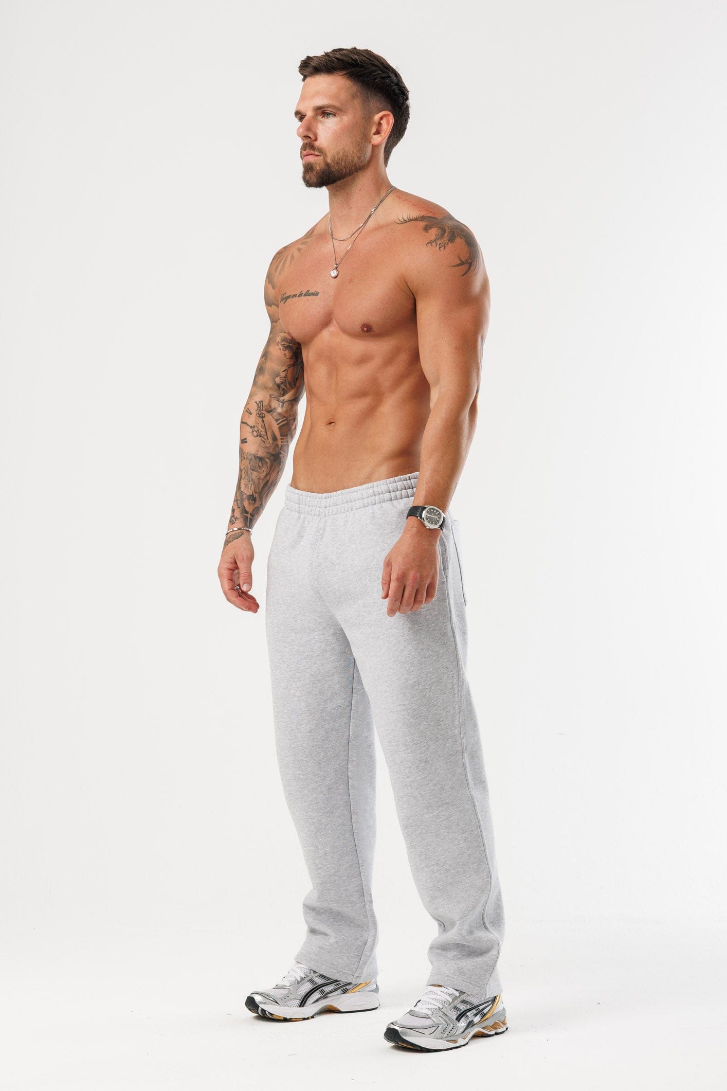 LEGEND LONDON JOGGER - RELAXED JOGGER - GREY MARL