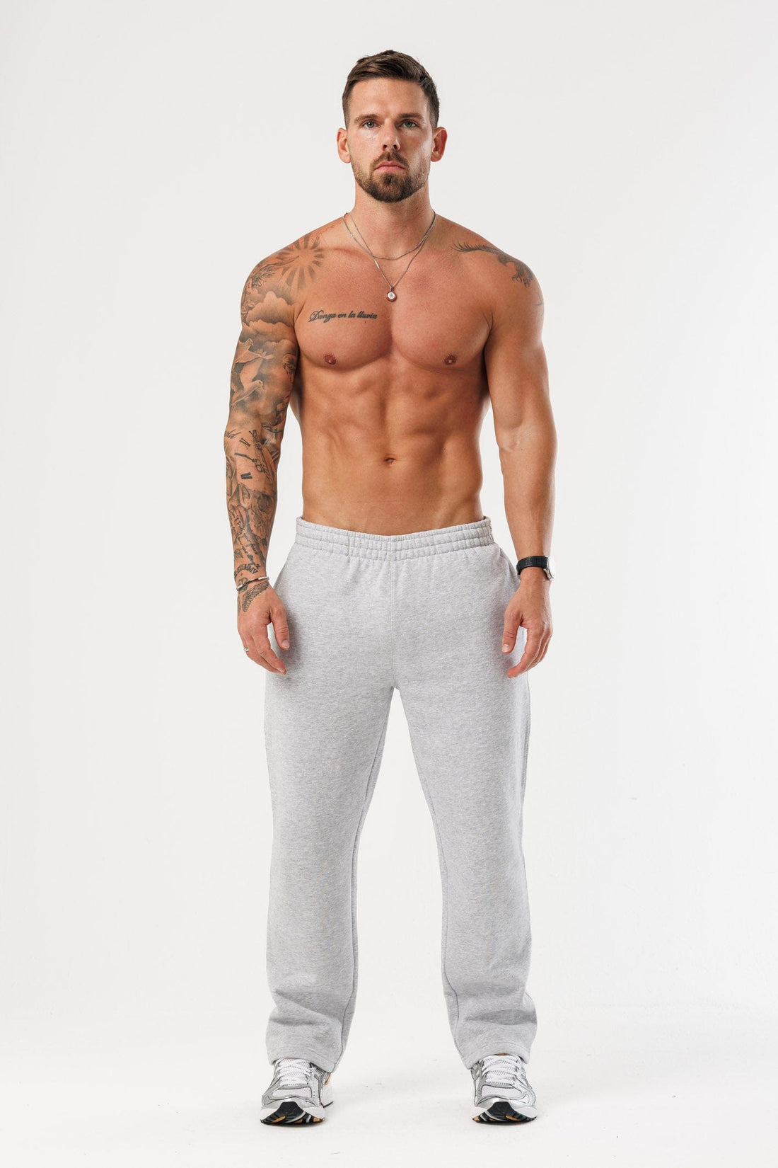 LEGEND LONDON JOGGER - RELAXED JOGGER - GREY MARL